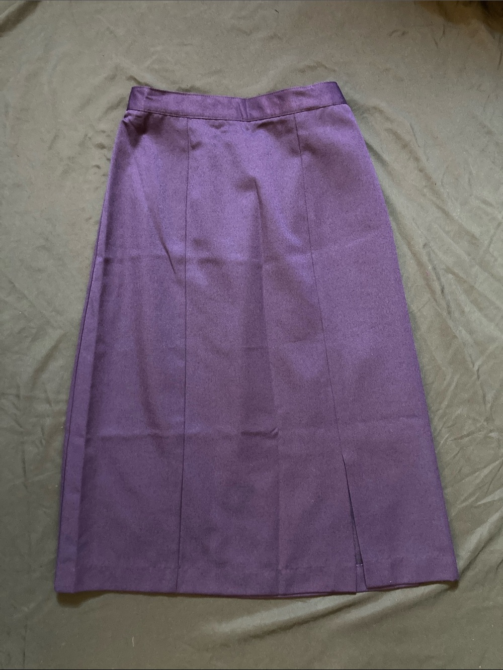 VTG Blake Petites Purple Skirt Union Made in USA Devon 1980's Size 10